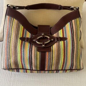 BCBG MaxAzria Multicolor Striped Women's Bag
